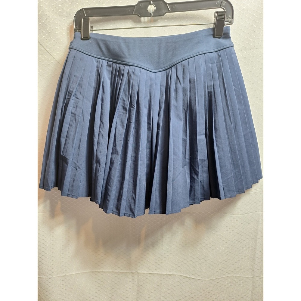 BAD BIRDIE Double Down Skort Sz M Navy Blue Performance Golf Tennis Pickleball